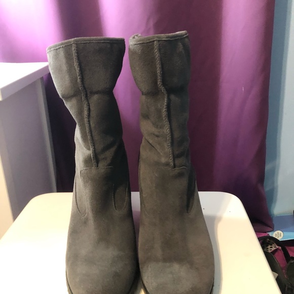UGG Australia Kyra Granite Suede  boots size 10 - Picture 9 of 13